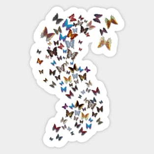 Kaleidoscope of Butterflies Sticker